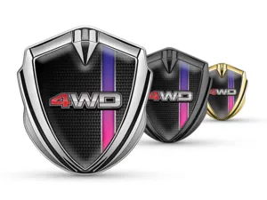 Car Badges Design Focused Stylish Metal